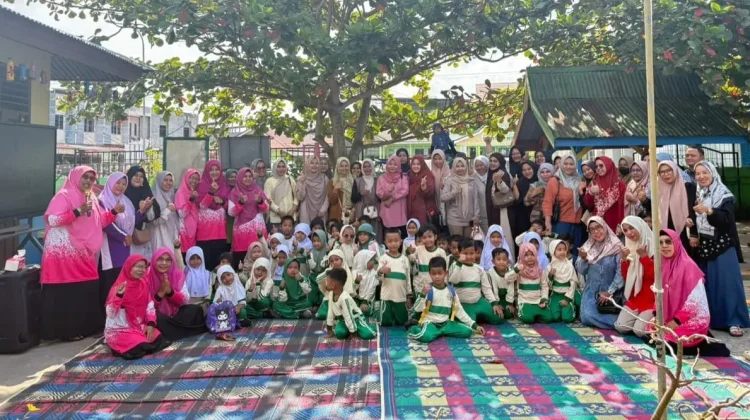 Kebersamaan TK Aisyiyah Bengkalis Sambut Libur Ramadhan